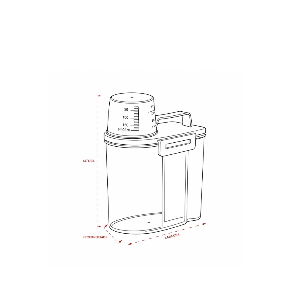 Dispenser Multiuso Plástico 1,5L - Thumbnail 14