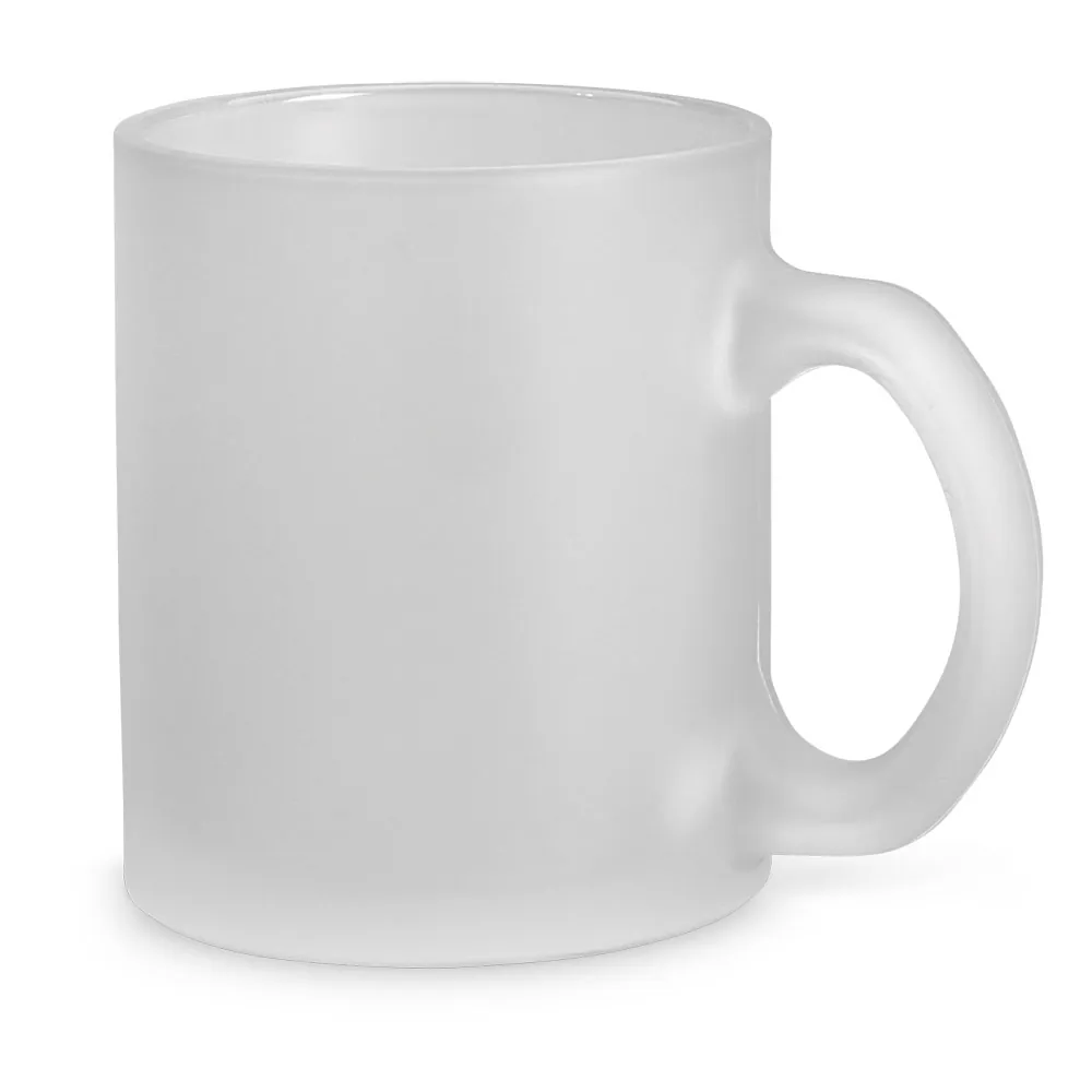 KENNY II. Caneca em vidro com efeito fosco (340 mL) - Thumbnail 2