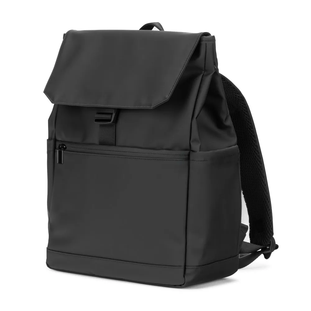 AZORES BAG. Mochila para notebook (16") em PU, com pala que cobre todos os compartimentos - Thumbnail 12