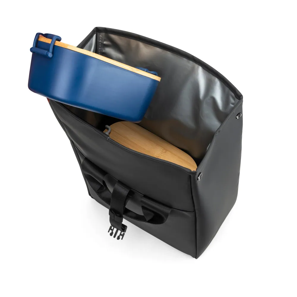 AZORES COOLER. Bolsa térmica "roll top" em PU, com isolamento em PEVA (7L) - Thumbnail 8