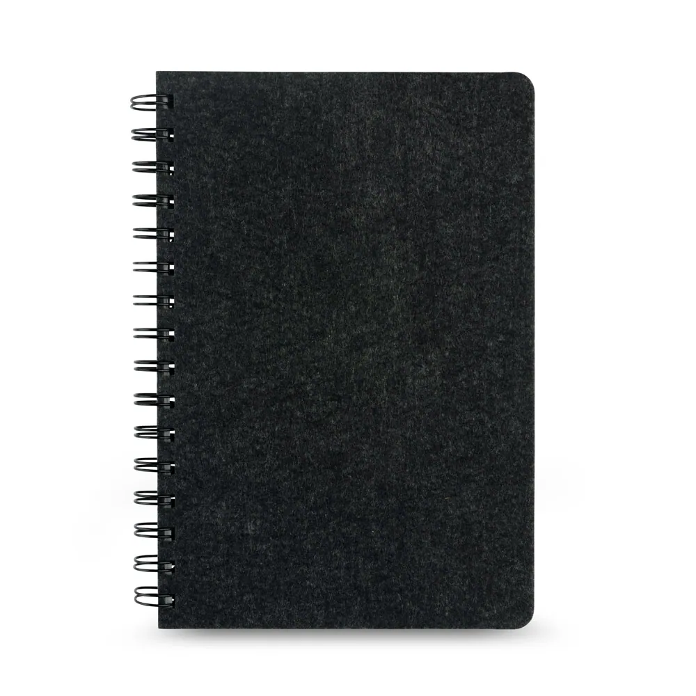 MISHIMA. Caderno A5 de capa semi-rígida em feltro 100% reciclado, com páginas pautadas - Thumbnail 2