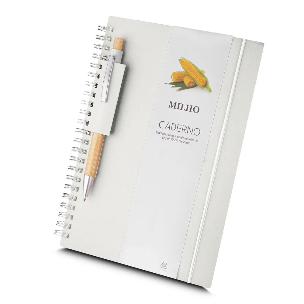 Caderno A5 Capa em Papel Reciclado - Thumbnail 6