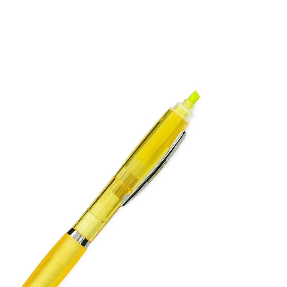 Caneta Plástica com Marca-Texto - Thumbnail 5