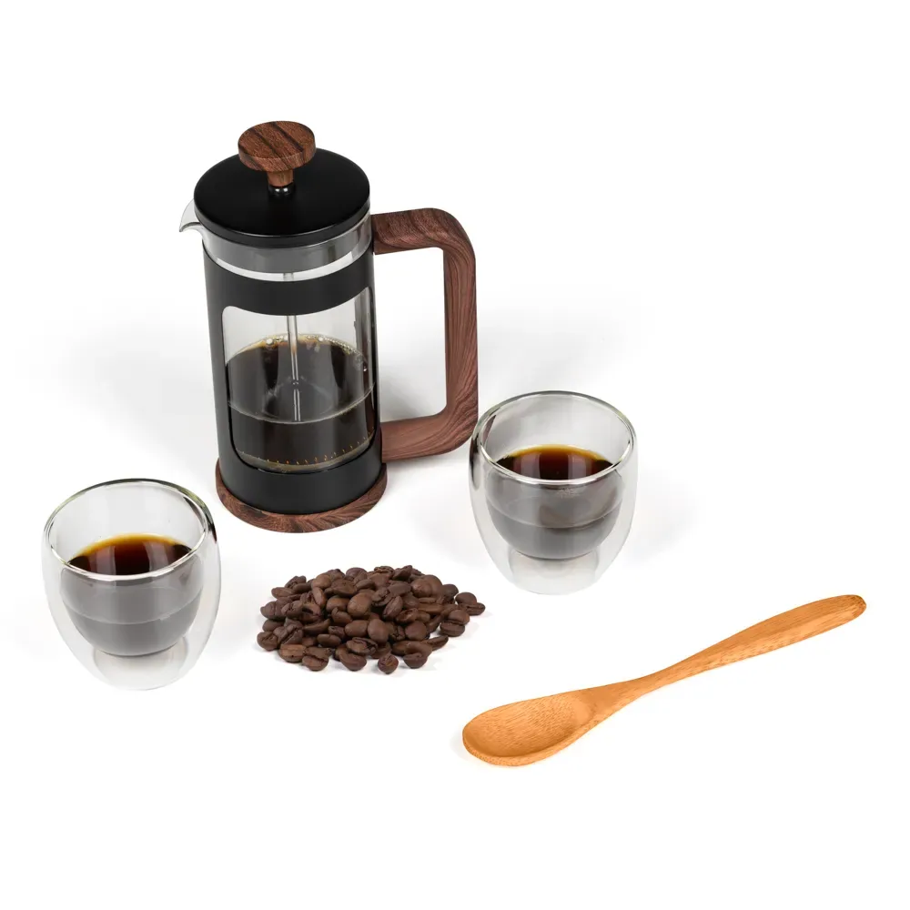 Kit Para Café Com Prensa Francesa - 4 Pçs - Thumbnail 4