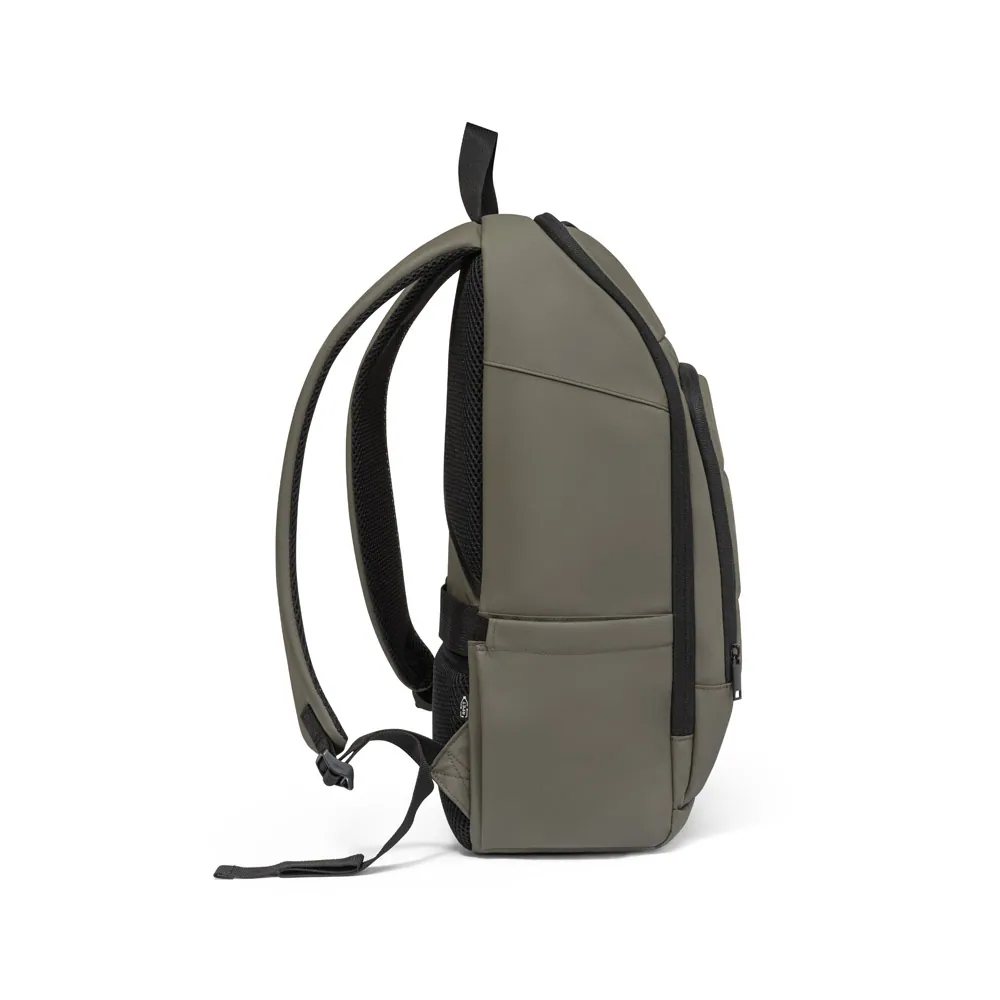 TOULON. Mochila para notebook (16") em poliéster reciclado 600D de alta densidade, com revestimento resistente à água (19 L) - Thumbnail 10
