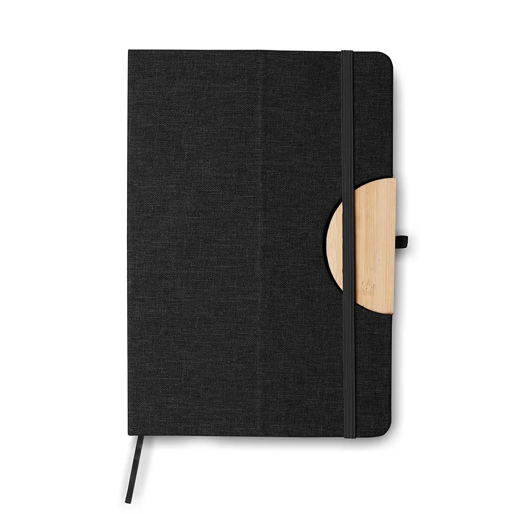 Caderno A5 Capa em RPET e detalhe em Bambu - Thumbnail 7