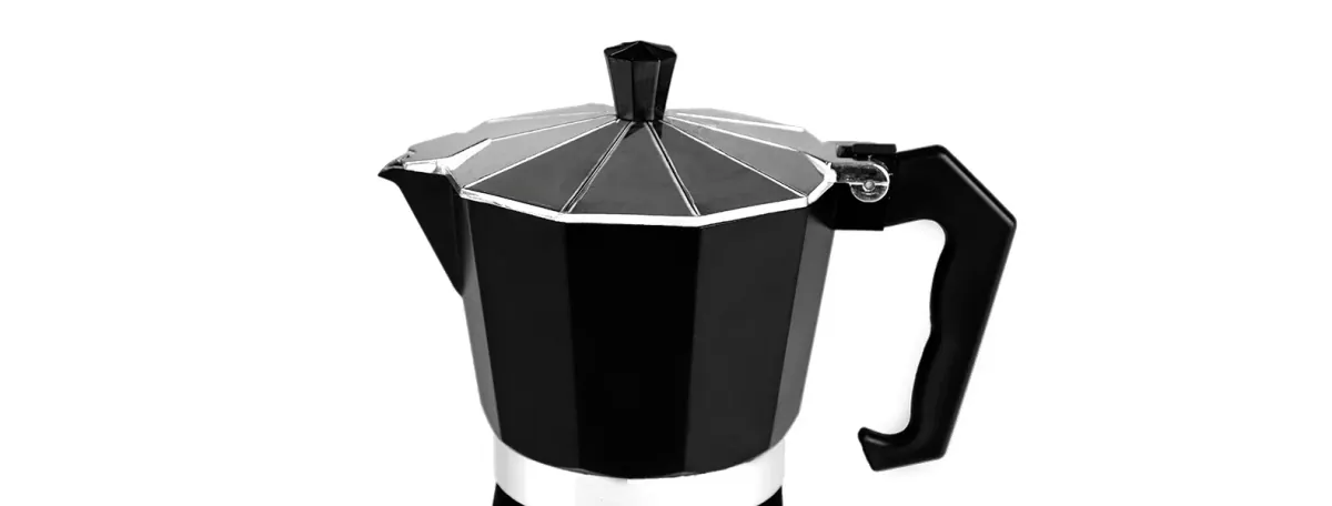 Cafeteira Italiana Em Alumínio - Preta - 250Ml - Thumbnail 4
