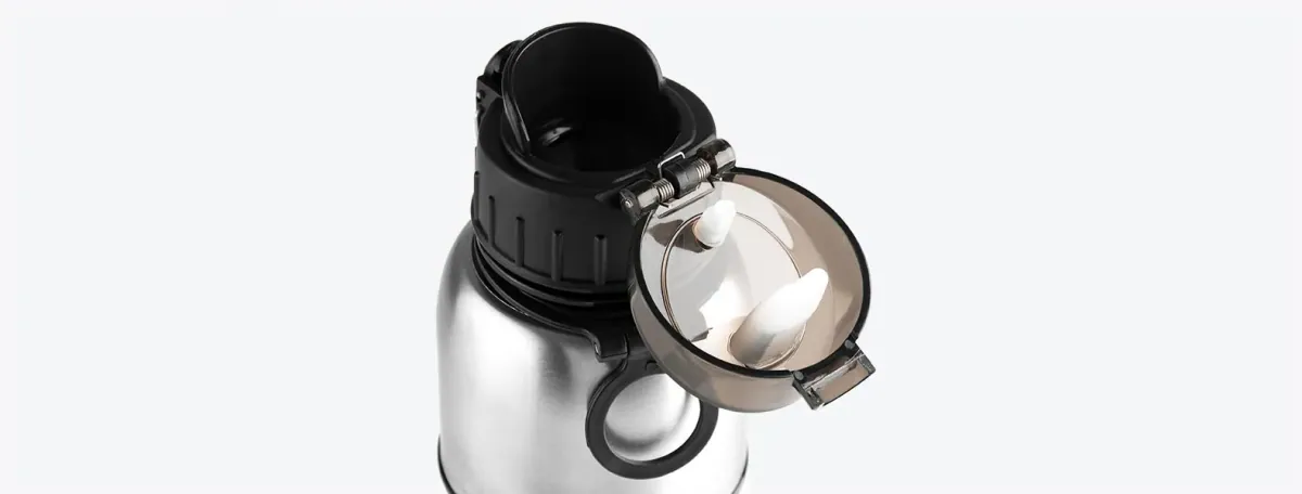 Squeeze Fumê Revestido Em Aço Inox - 750 Ml - Thumbnail 4
