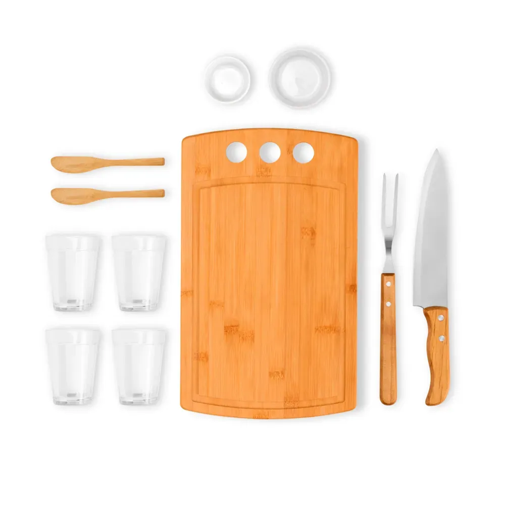 Kit Para Churrasco Com Copos Americanos - 11 Pçs - Thumbnail 3