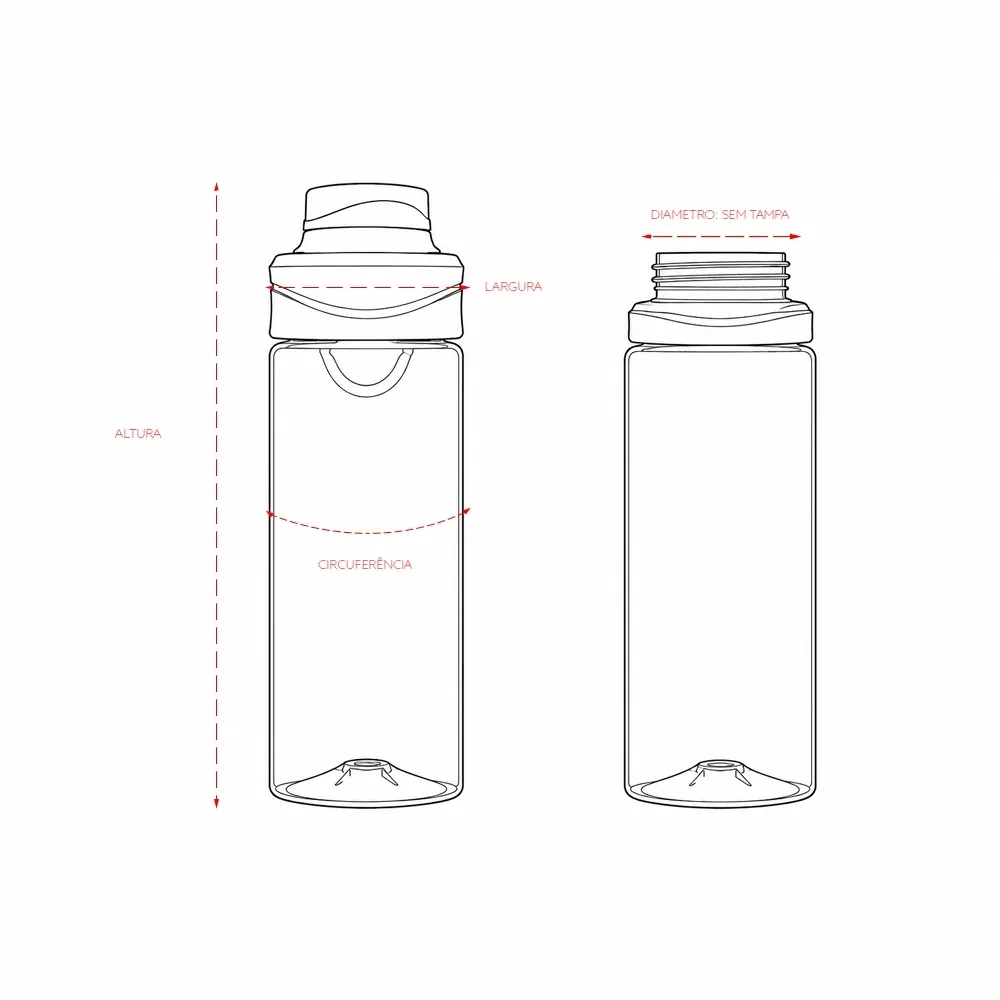 Garrafa Plástica 700ml - Thumbnail 8