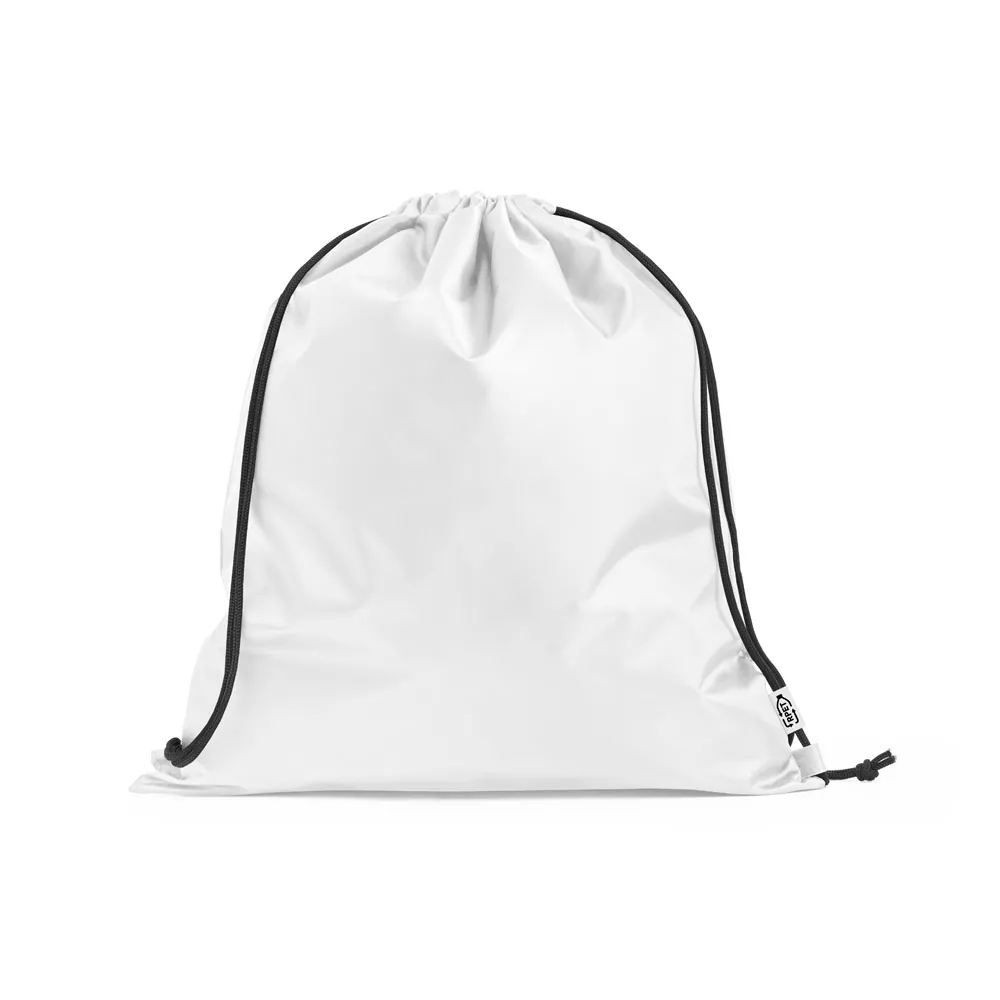 PEMBA. Sacola tipo mochila em poliéster reciclado 190T, produzida a partir de plástico reciclado - Thumbnail 4