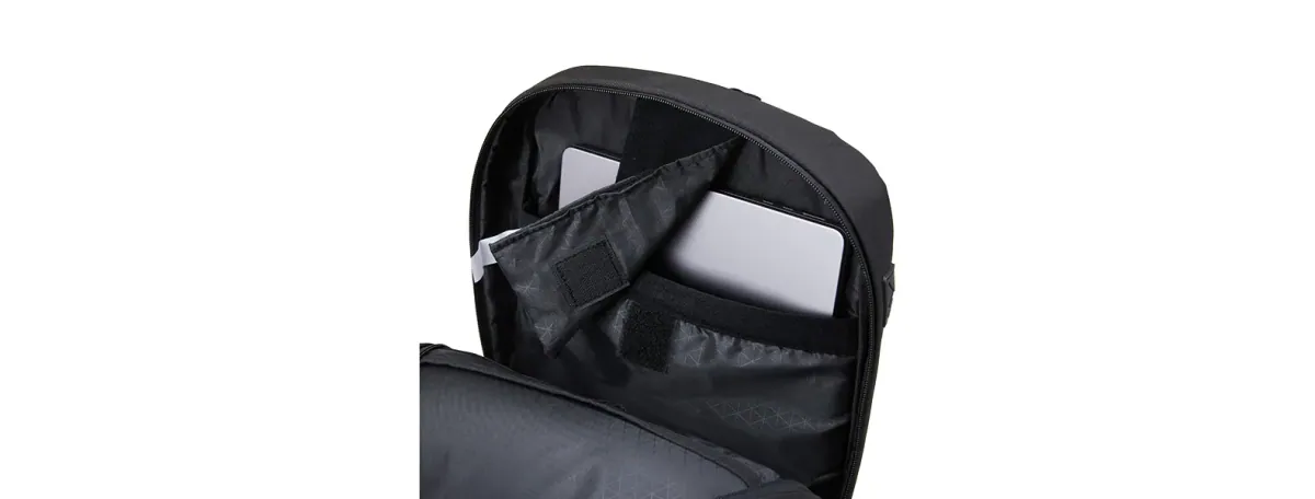 Mochila Em Polyester/Pu - Premium - 20L - Preta - Thumbnail 10