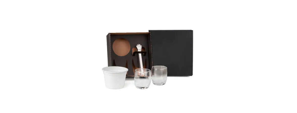 Kit Para Whisky Com Balde - 4 Pçs