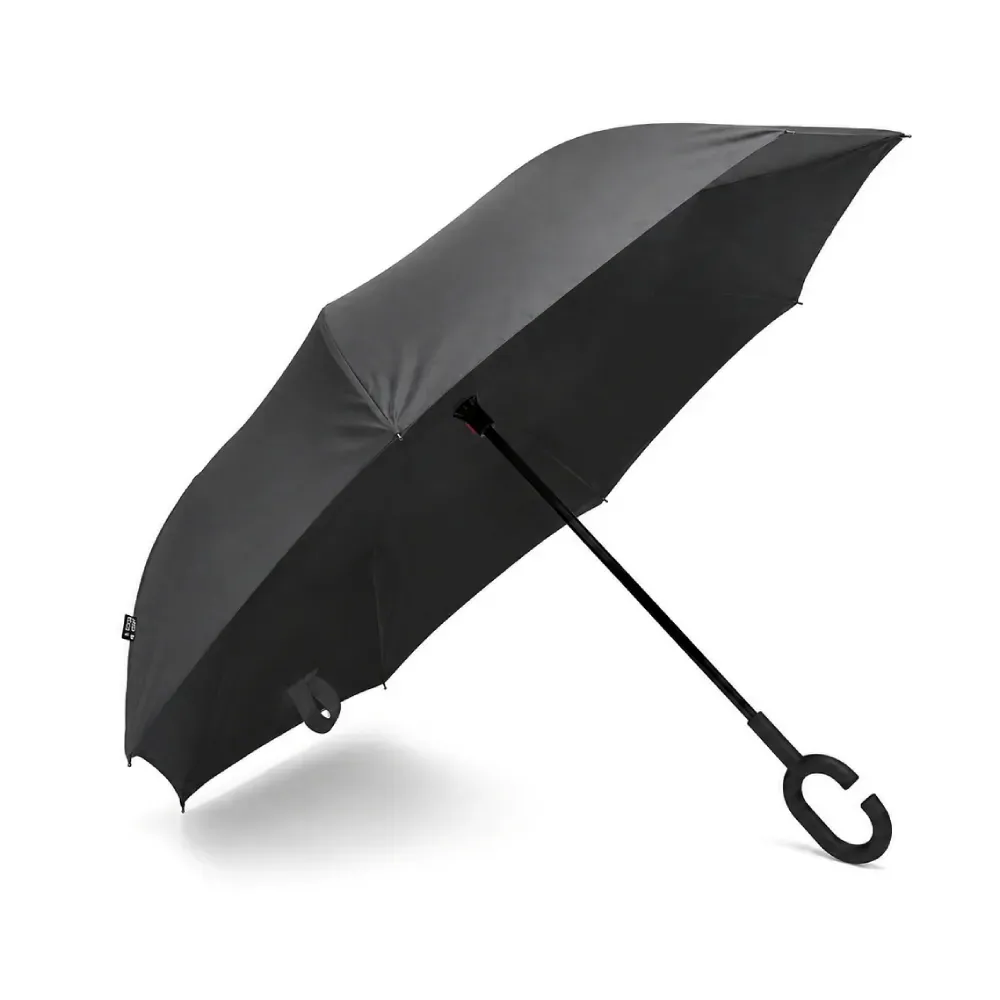 Guarda-Chuva Invertido - Cinza - 108 Cm