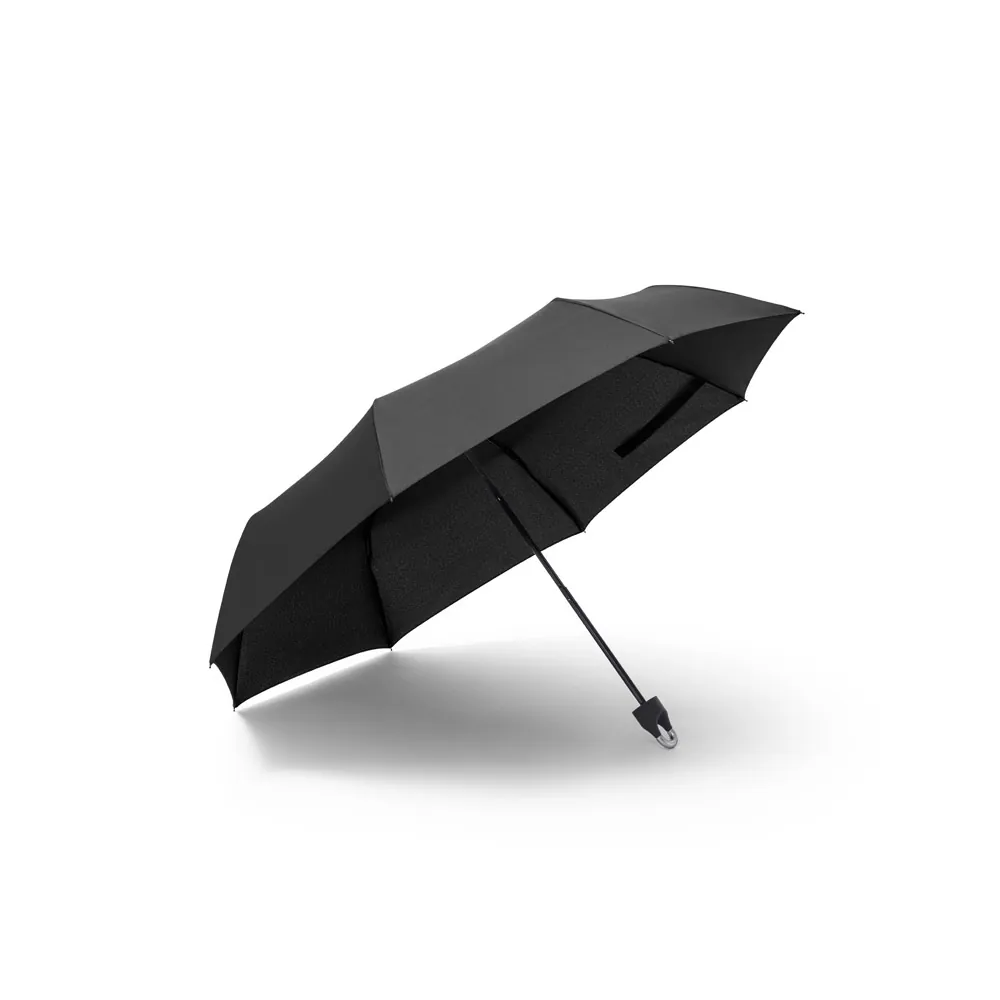 ARON. Guarda-chuva, dobrável, de 21'' em poliéster 100% reciclado pongee 190T - Thumbnail 5