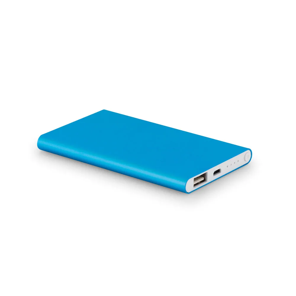COULOMB 4.0. Bateria portátil slim em alumínio 100% reciclado (4.000 mAh) - Thumbnail 5