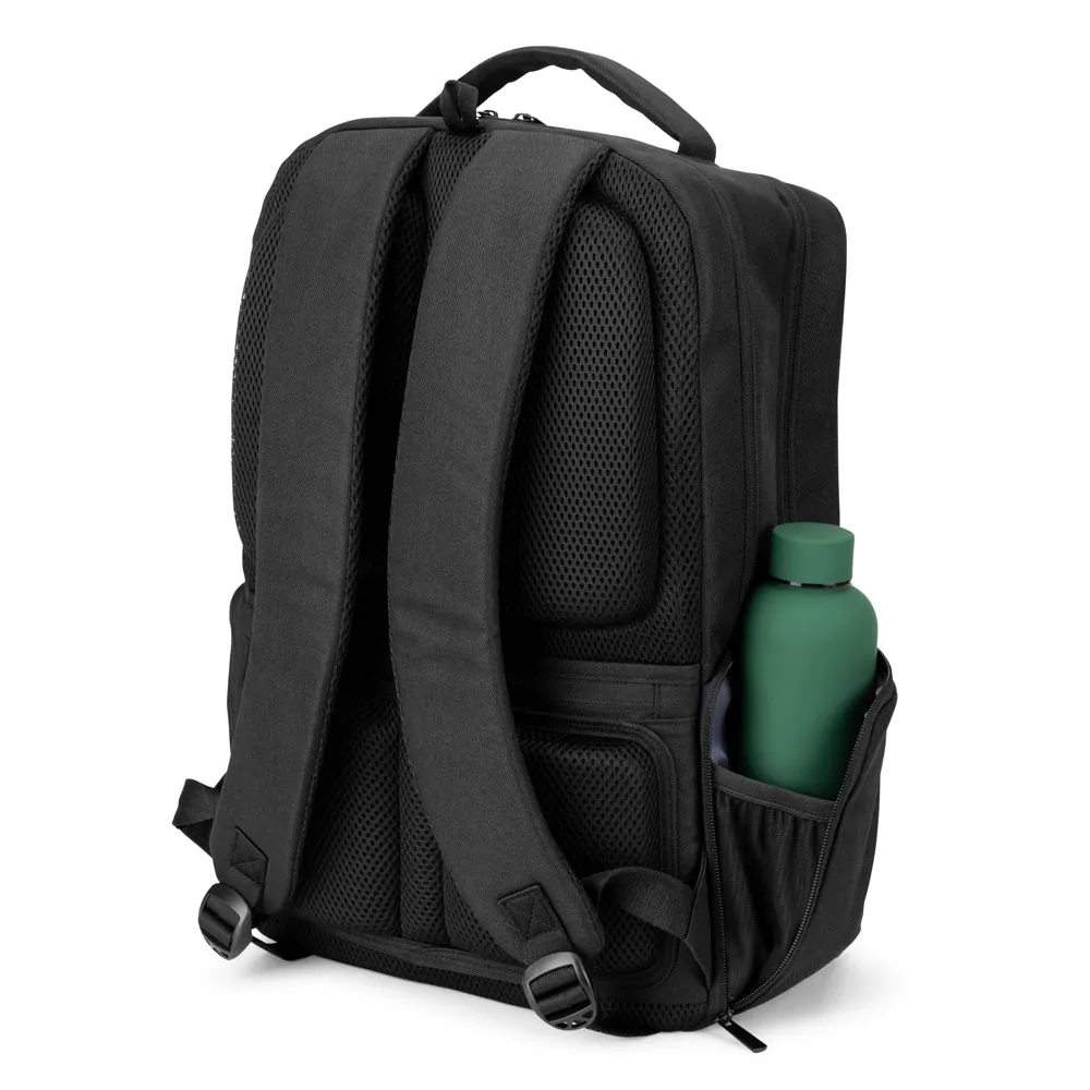 COPENHAGEN. Mochila em twill reciclado resistente à água com dois bolsos frontais de grande dimensão (17.3") - Thumbnail 6