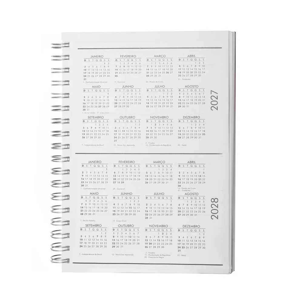 Caderno B5 planner capa em Percalux - Thumbnail 2