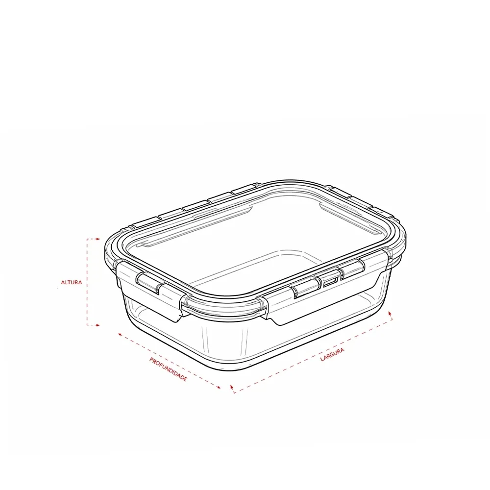 Marmita Vidro 600ml - Thumbnail 5