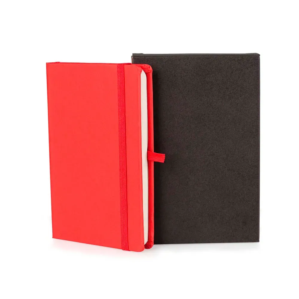 Caderneta S/ Pauta Vermelho - 12,2X17 Cm