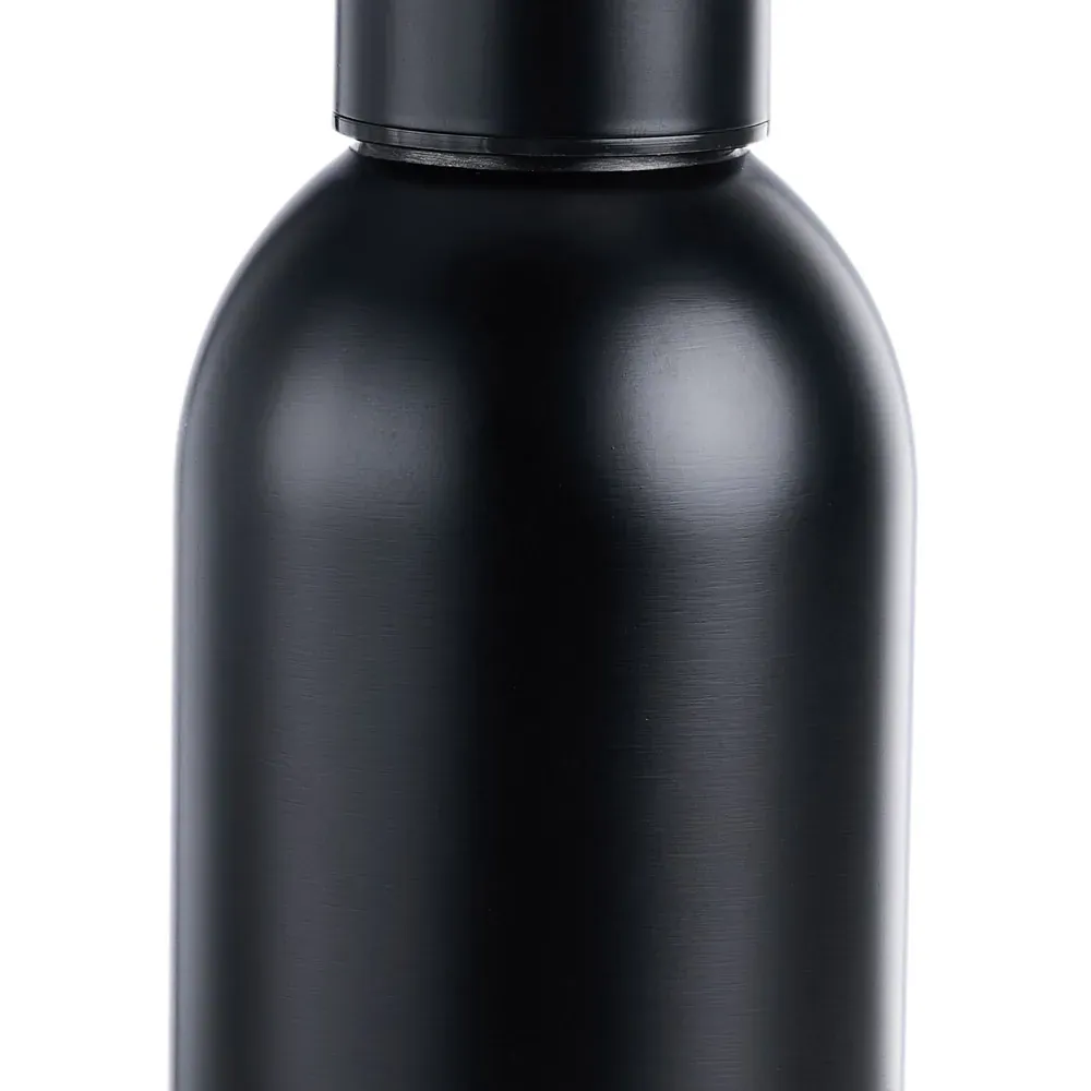 Garrafa Em Inox Parede Dupla - Preta - 500 Ml - Thumbnail 3