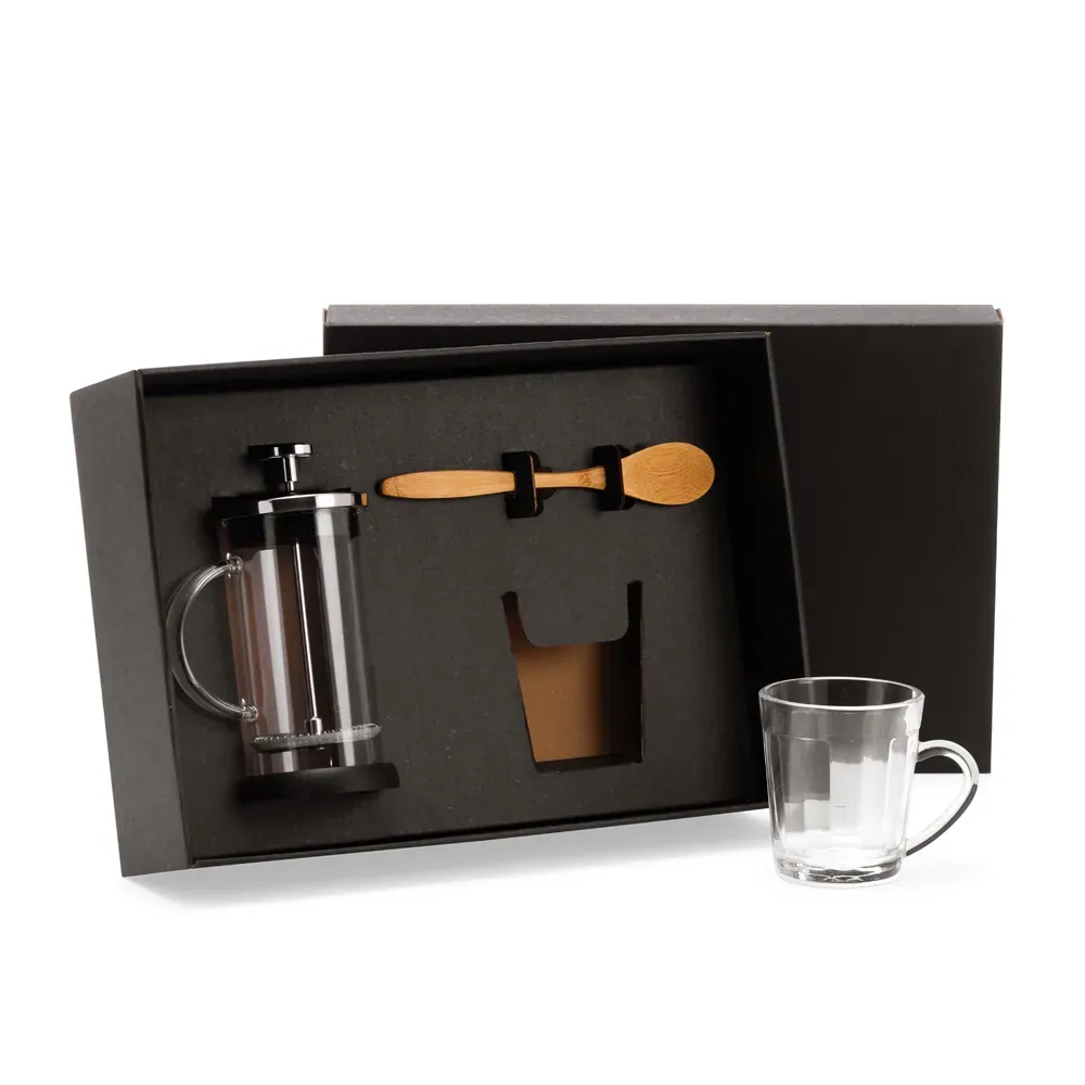 Kit Para Café Com Prensa Francesa - 3 Pçs - Thumbnail 2