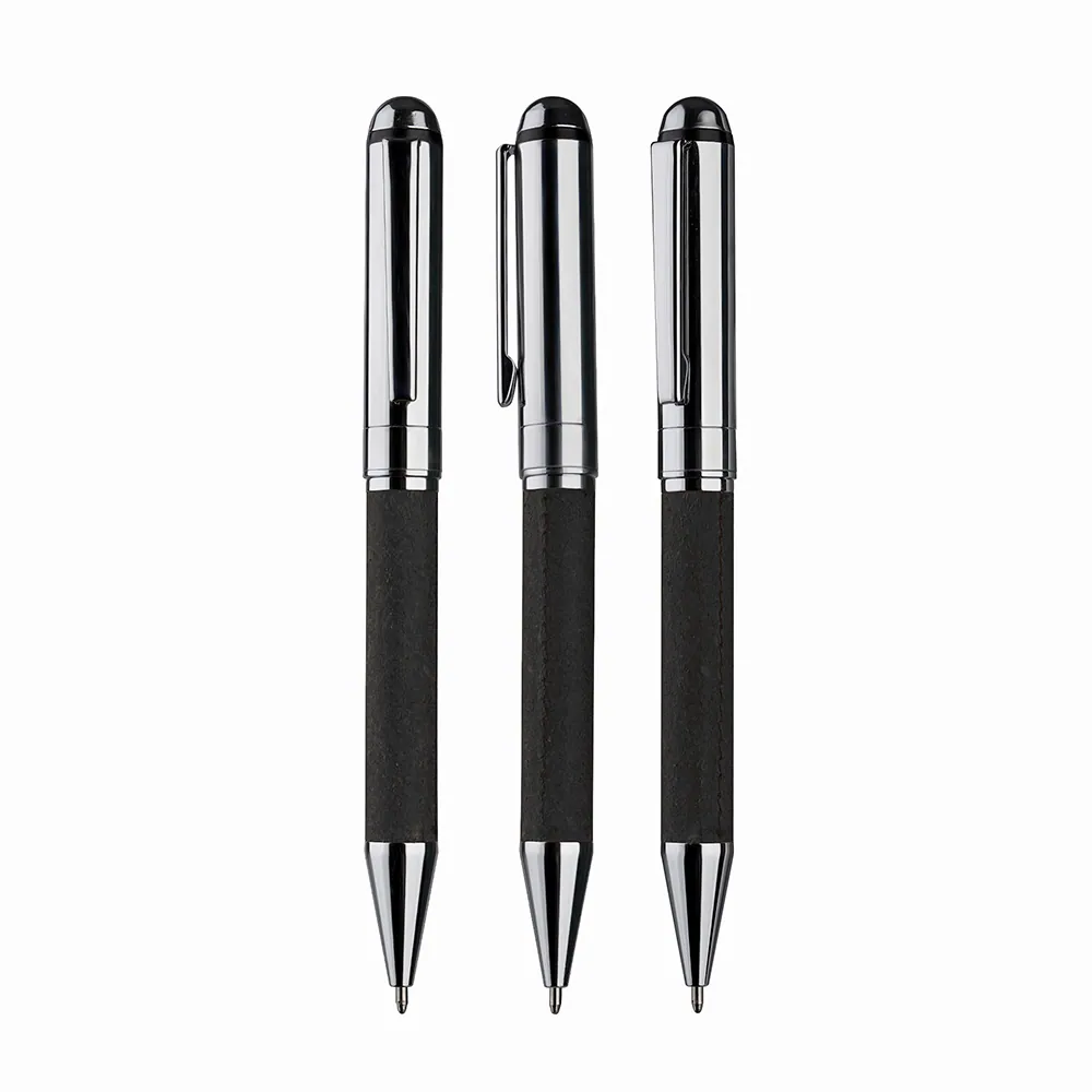 Kit Escritório A5 Capa em Couro Reciclado e Caneta Metalica - Thumbnail 10