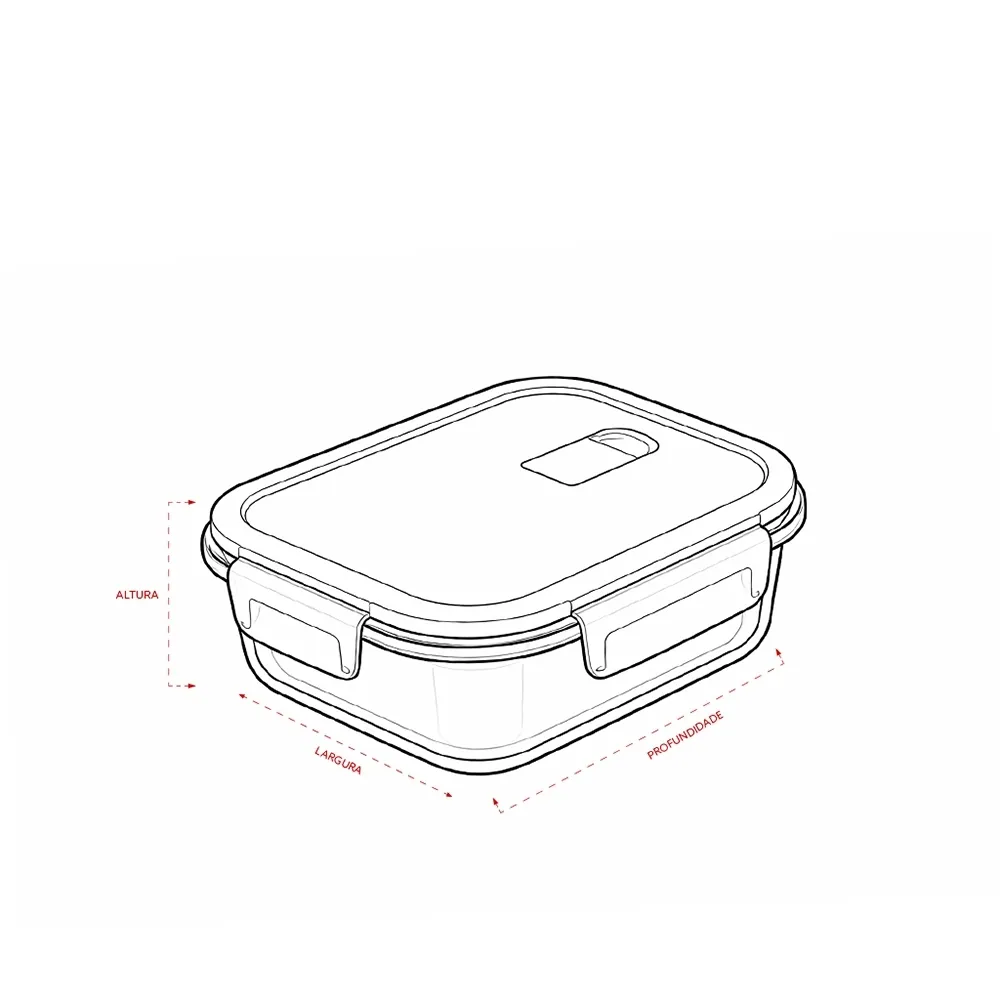 Marmita Vidro 600ml - Thumbnail 6