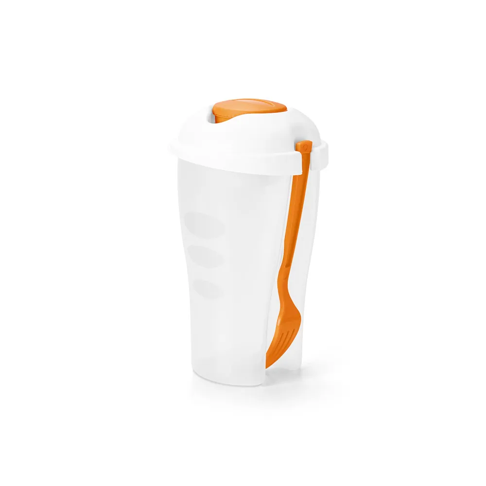 TURMERIC. Copo para salada em PP com garfo e molheira 850 mL - Thumbnail 13