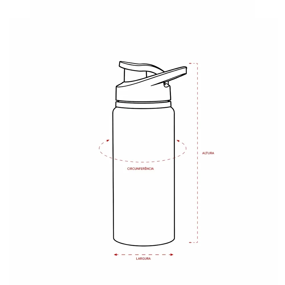 Squeeze Alumínio 650ml - Thumbnail 4