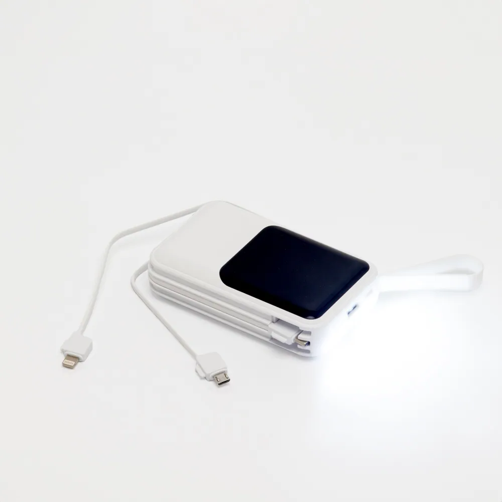 Power Bank 10.000mAh com Lanterna e Multissaídas - Thumbnail 5