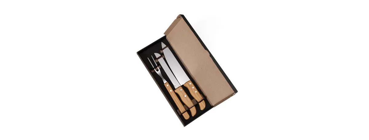 Kit Com Faca 7, 8 E Garfo - 3 Pçs
