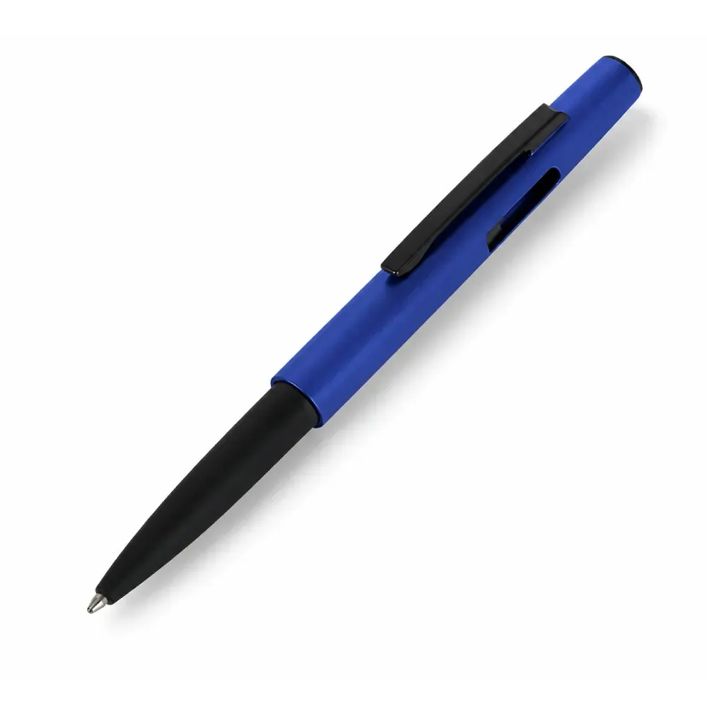 Caneta Esferográfica Em Abs Com Tampa Ponta Touch Azul