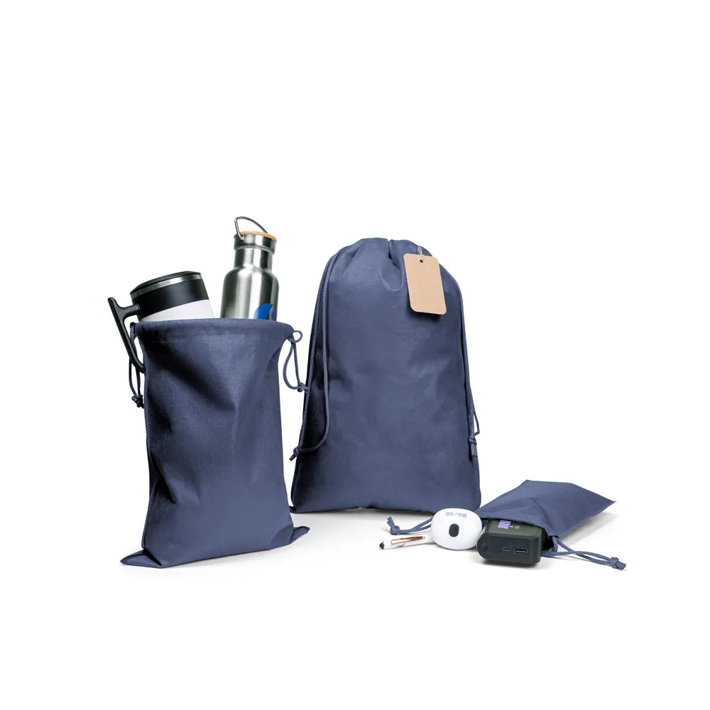 GIFT BAG L. Sacola grande em non-woven (60 g/m²) termo-selada - Thumbnail 6