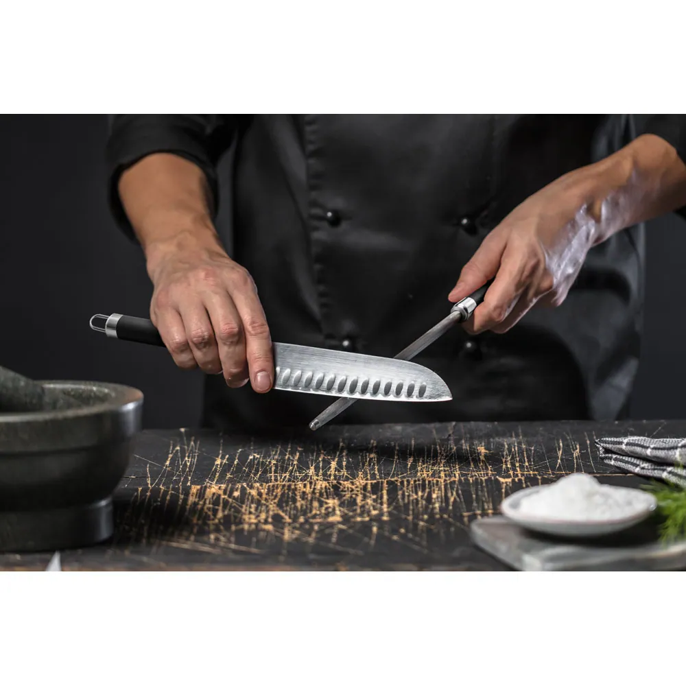 VALASTRO. Kit churrasco em estojo de alumínio com 5 utensílios em aço inox e alumínio - Thumbnail 5