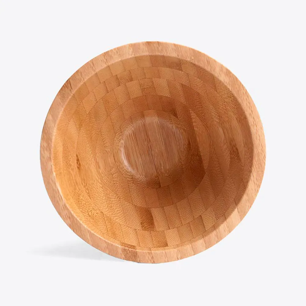 Cumbuca Em Bambu Com Colher De 18Cm 400Ml - Thumbnail 4