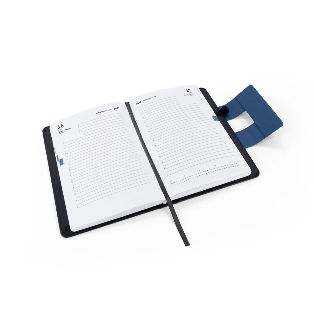 SPENSER A5. Agenda A5 com capa dura em PU - Thumbnail 5