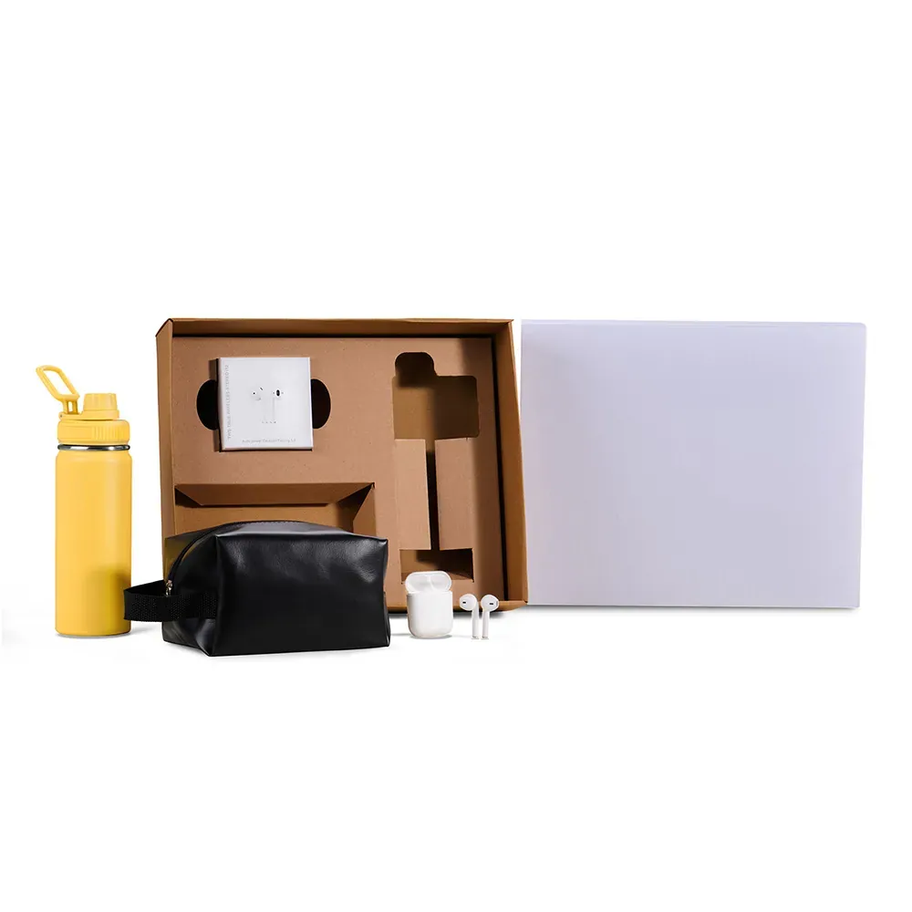 Kit Garrafa, Necessaire E Fone - 3 Pçs