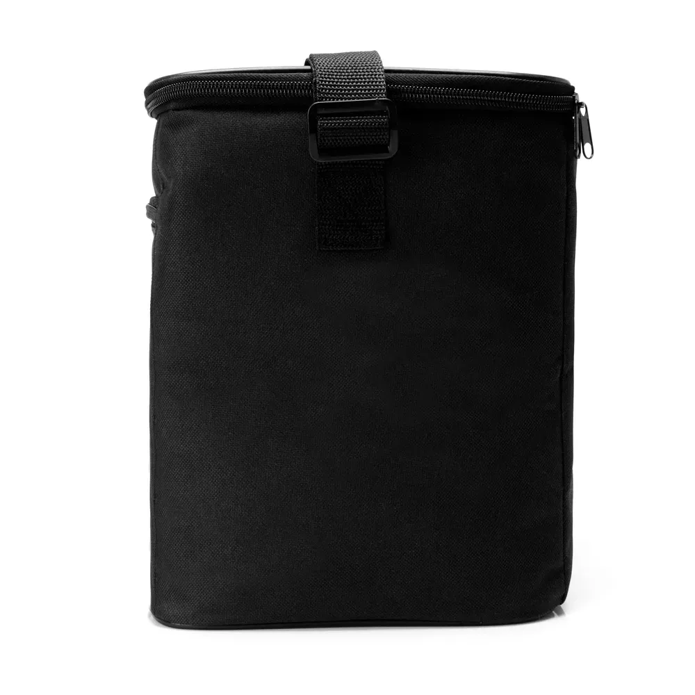 Bolsa Térmica Preta Em Polyester 600D/Peva - 27X20X25Cm - Thumbnail 10