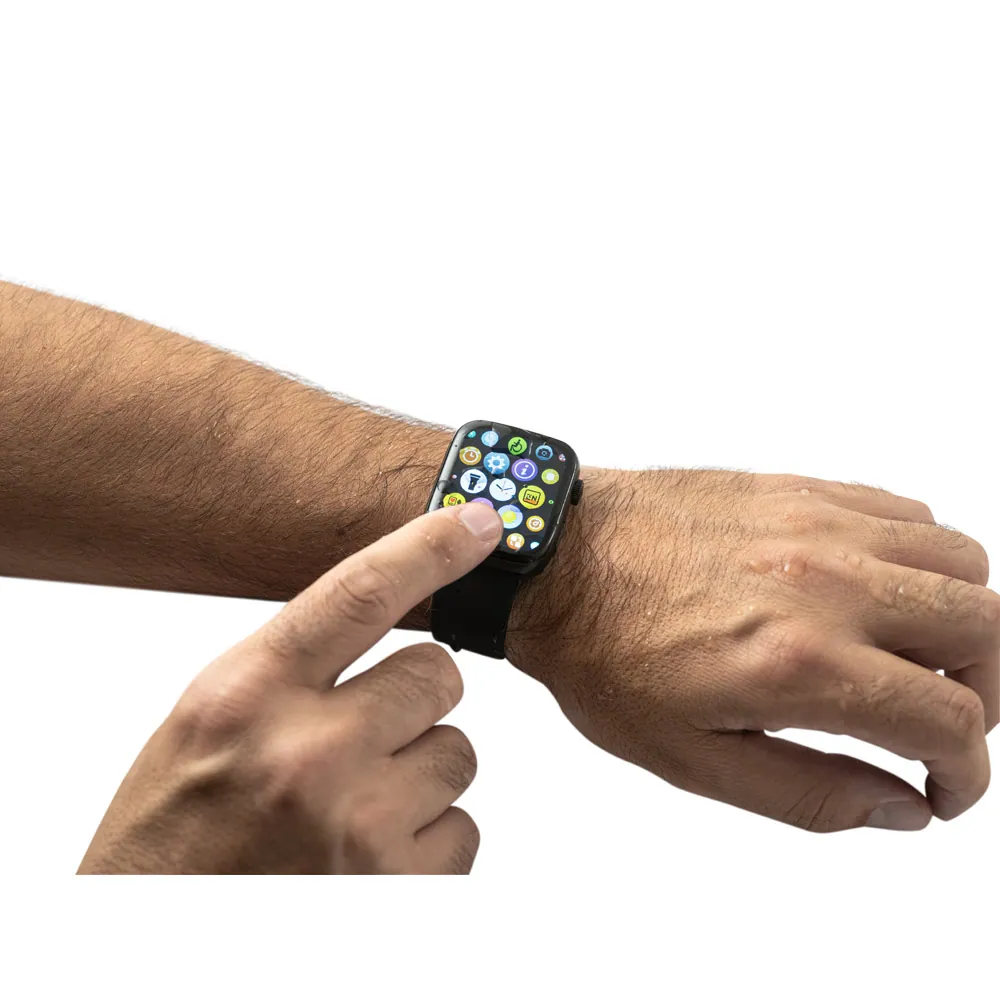 WILES. Relógio inteligente com bracelete em silicone e à prova de salpicos de água (IPX4) - Thumbnail 8