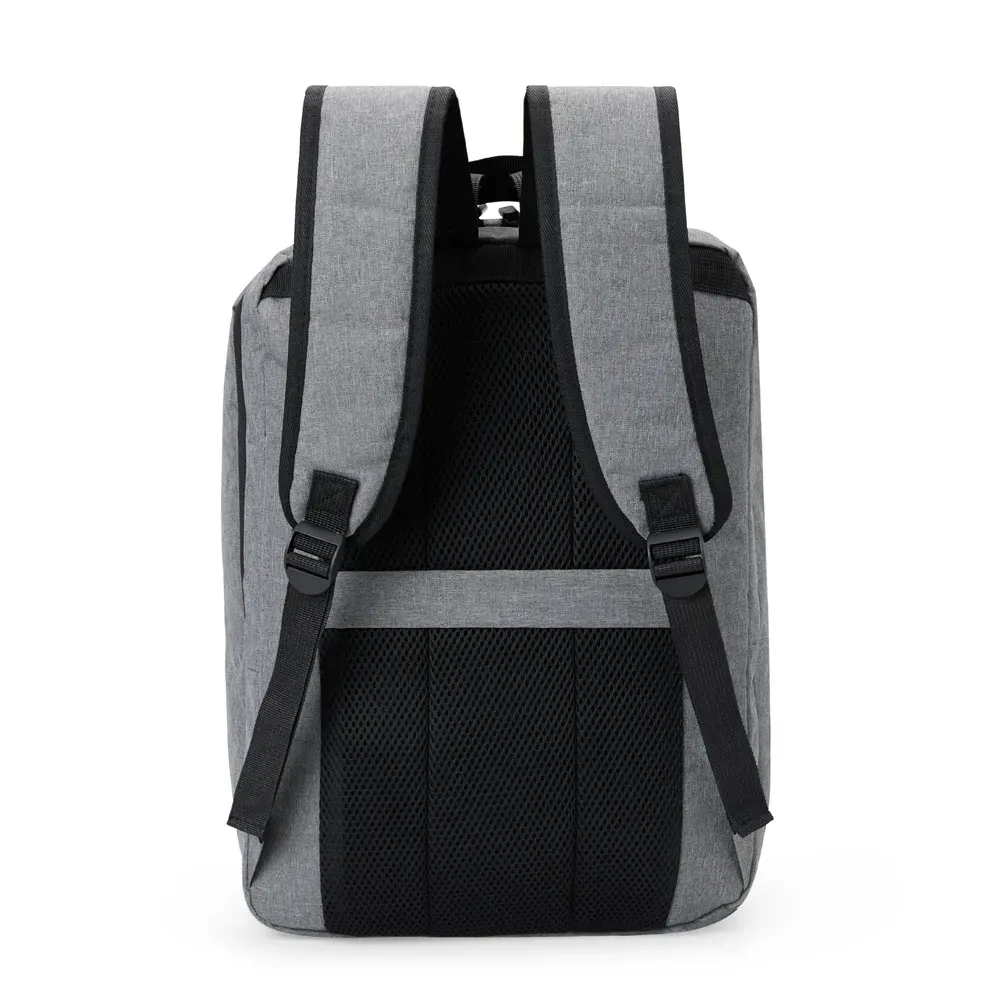 Mochila Em Poliéster 300D - Melange Cinza - 18L - Thumbnail 5