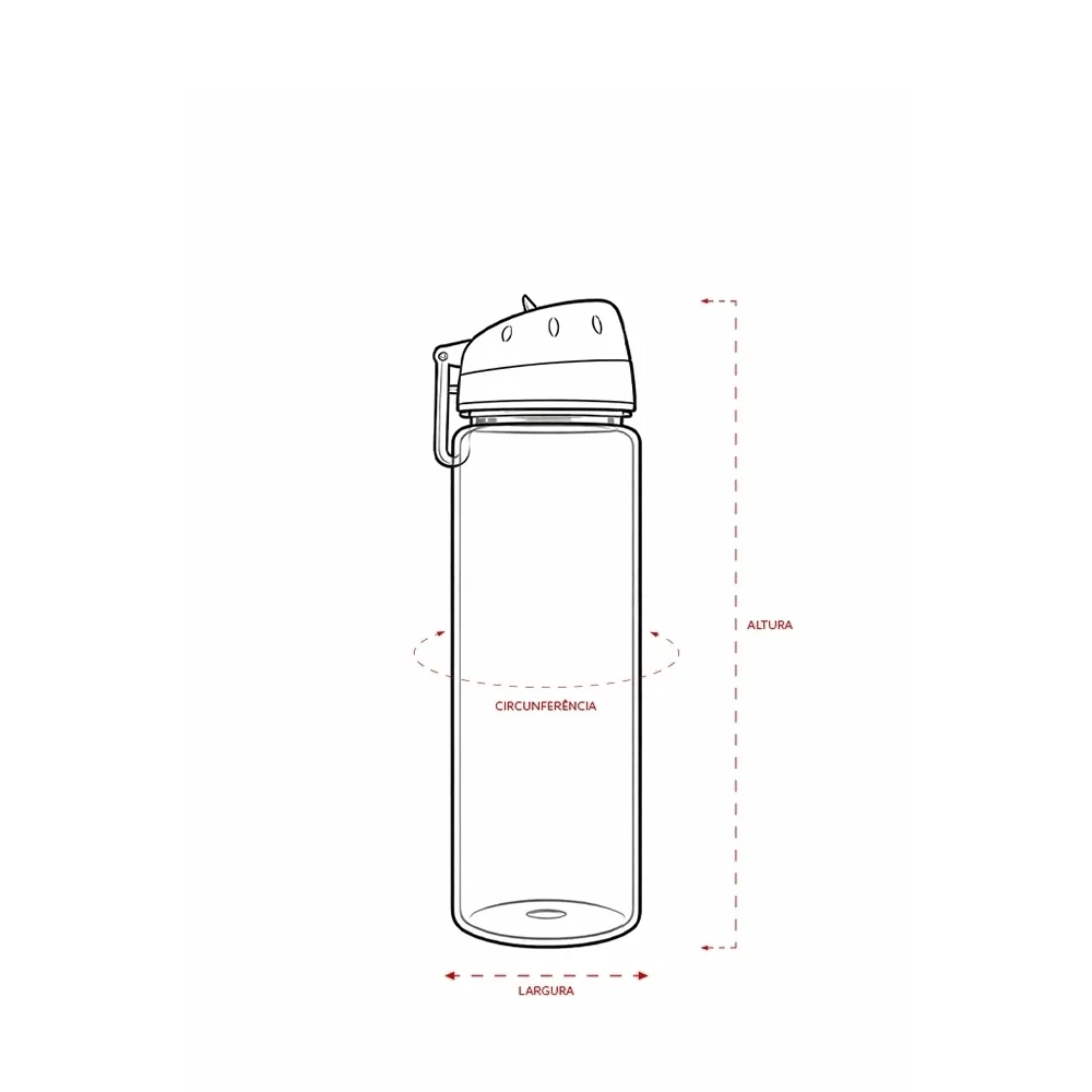 Squeeze Plástico 700ml - Thumbnail 9