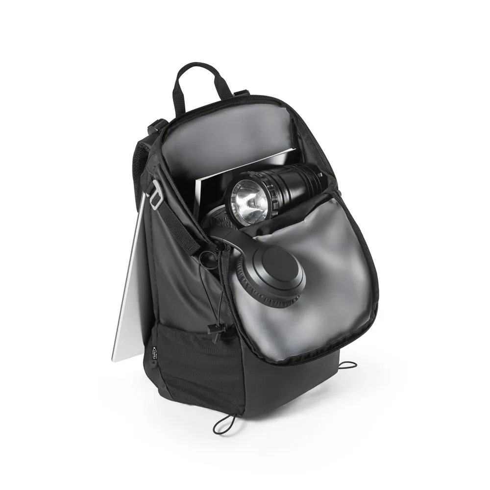 ALASCA. Mochila Hiking (14") com revestimento à prova de água em 600D poliéster reciclado e 210D poliéster reciclado (18 L) - Thumbnail 5