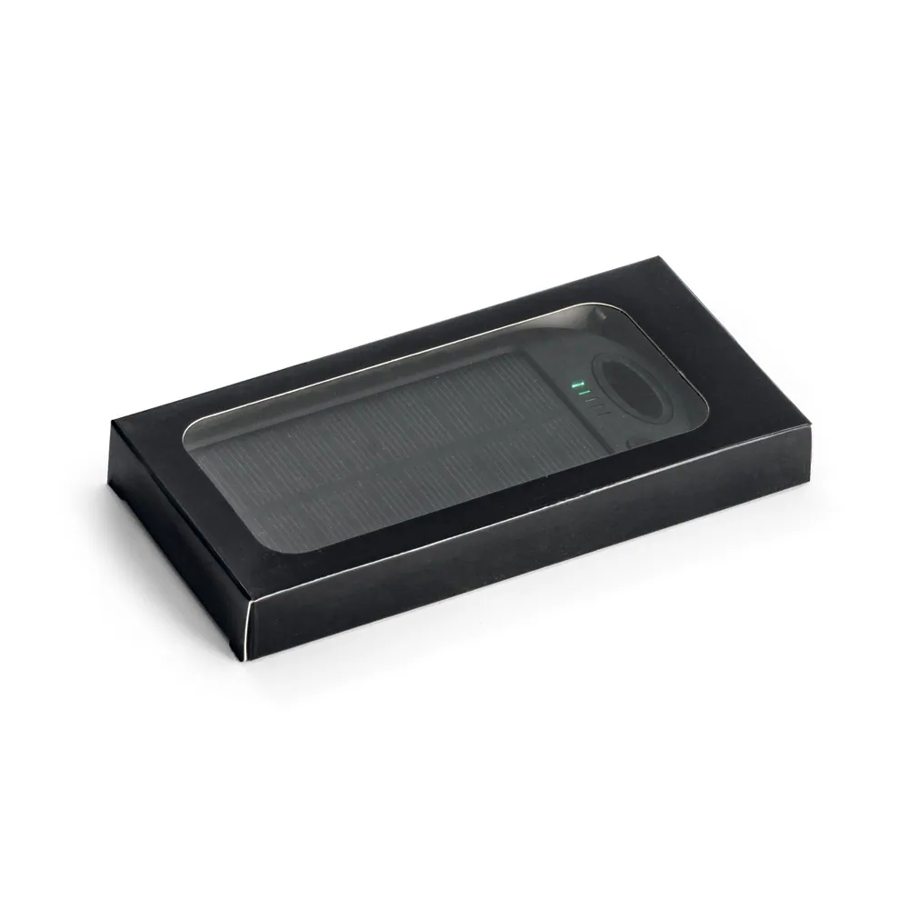 DAY. Bateria portátil solar com painel solar e LED em ABS (2.000 mAh) - Thumbnail 2