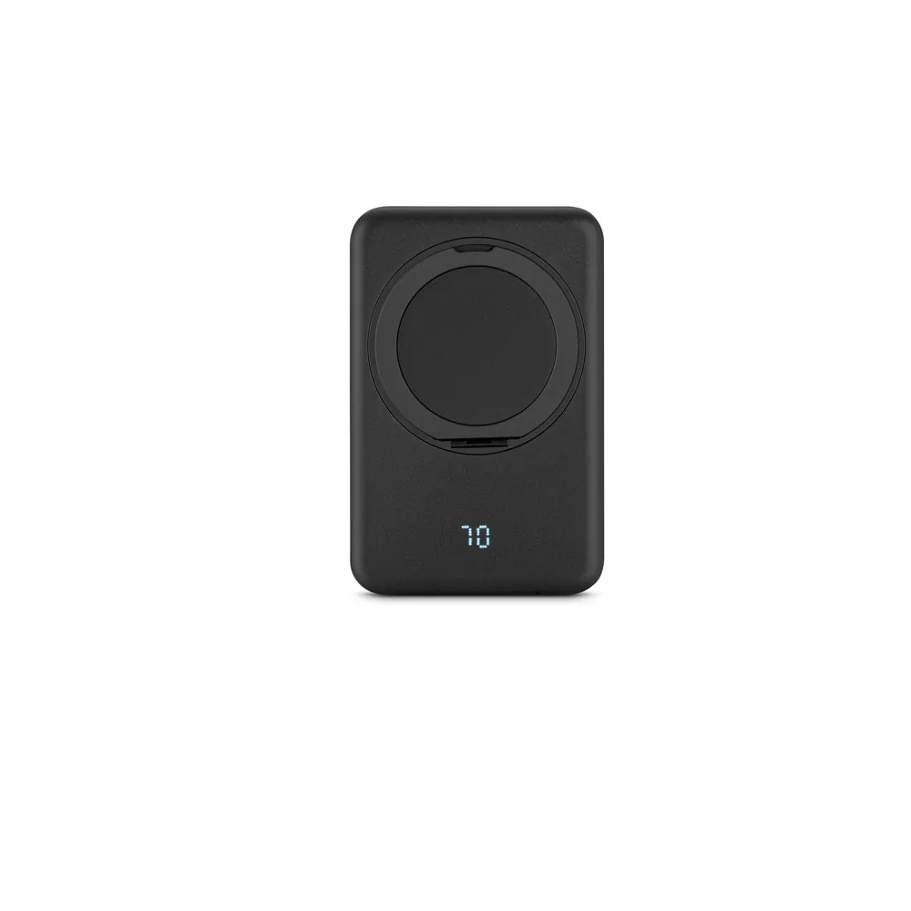 WARSHEL 10. Bateria portátil magnética com carregador por indução super-rápido (10.000 mAh), em ABS 100% reciclado - Thumbnail 3