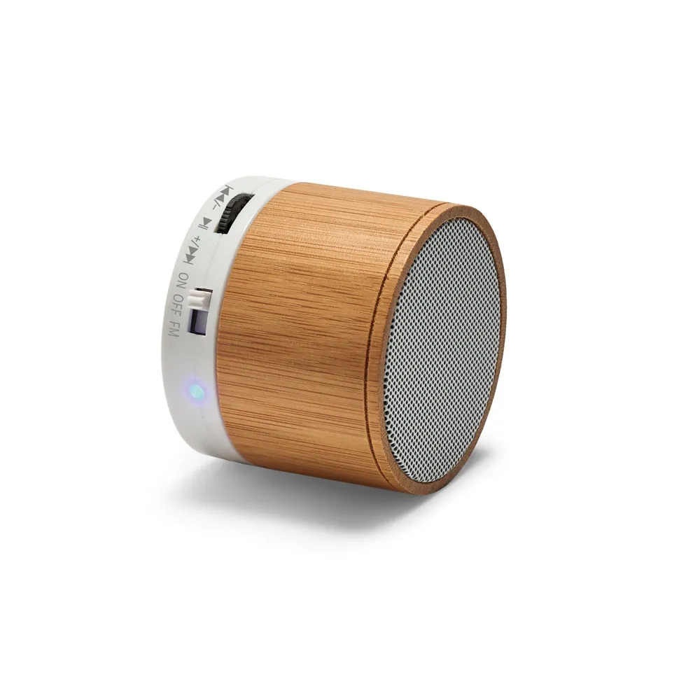 GLASHOW ECO. Caixa de som em bambu com microfone - Thumbnail 3