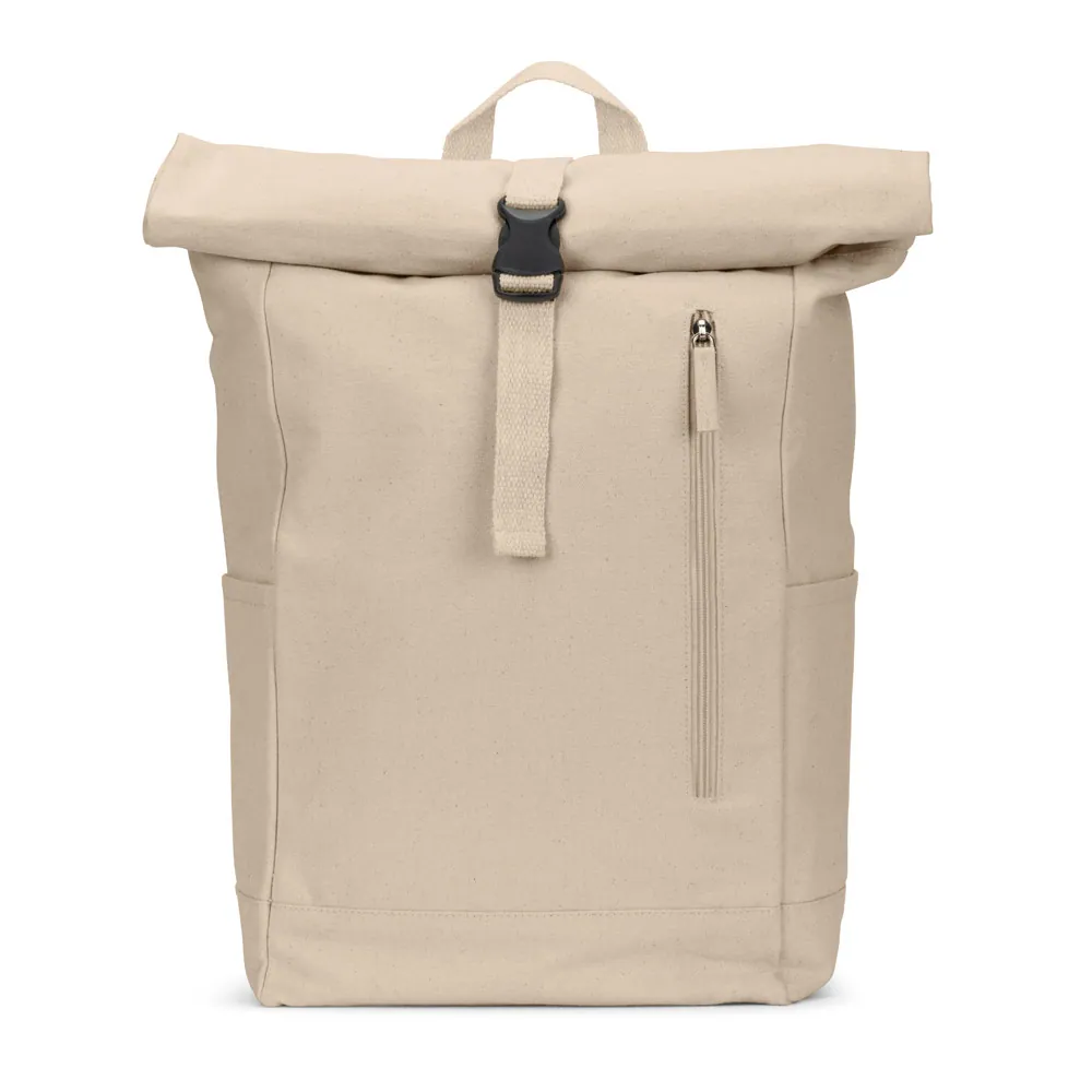 SAINT. Mochila "roll top" em algodão reciclado e poliéster reciclado (380 g/m²) - Thumbnail 11
