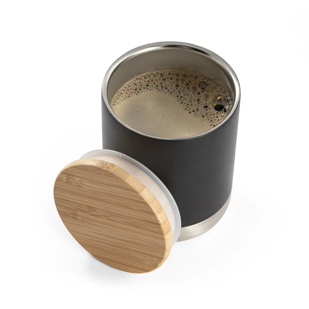 NORRE TUMBLER. Copo de viagem térmico em aço inox de parede dupla isolada a vácuo (370 mL) - Thumbnail 4
