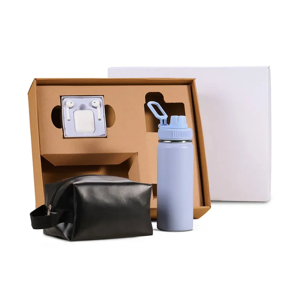 Kit Garrafa, Necessaire E Fone - 3 Pçs - Thumbnail 2