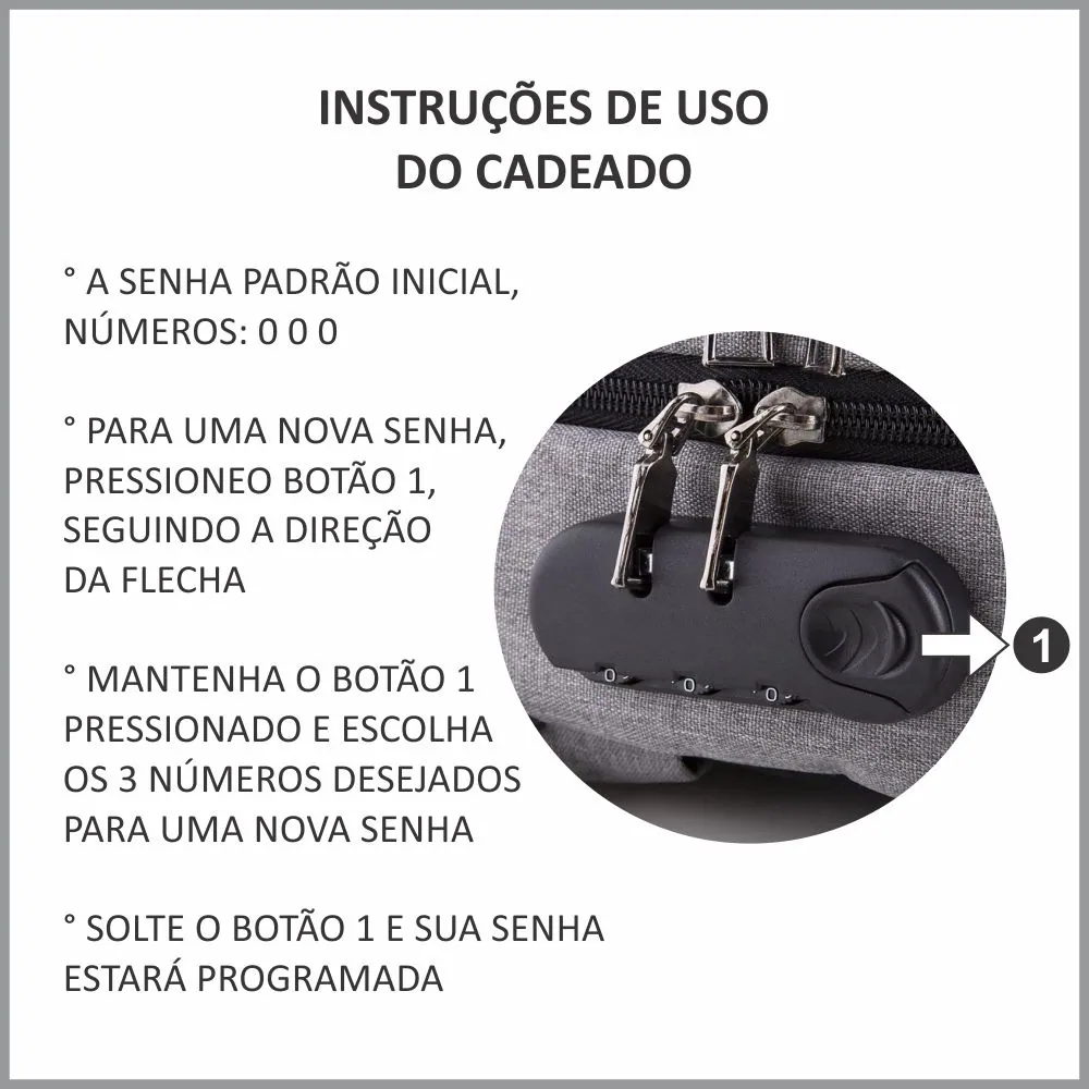 Mochila para Notebook em Poliéster e PU - Thumbnail 10